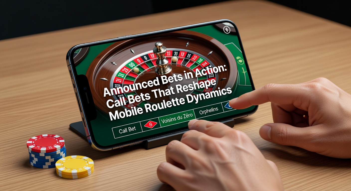 Schermafbeelding van een mobiele roulette-app met aangekondigde inzetten zoals Voisins du Zéro in actie, waar spelers call bets plaatsen tijdens een live sessie