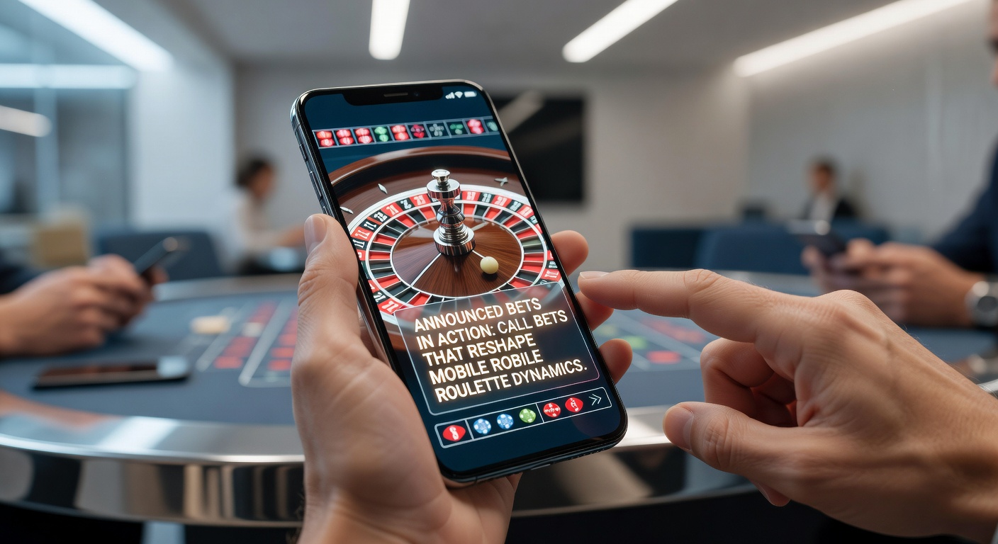Close-up van een live mobiele roulette-tafel met call bet-opties zichtbaar, inclusief Jeu Zéro en Orphelins, tijdens een high-stakes ronde in april 2026