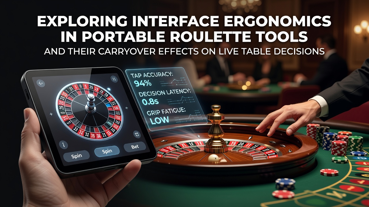 Ergonomische interface van een mobiele roulette app met touch controls en intuïtieve knoppenlay-out