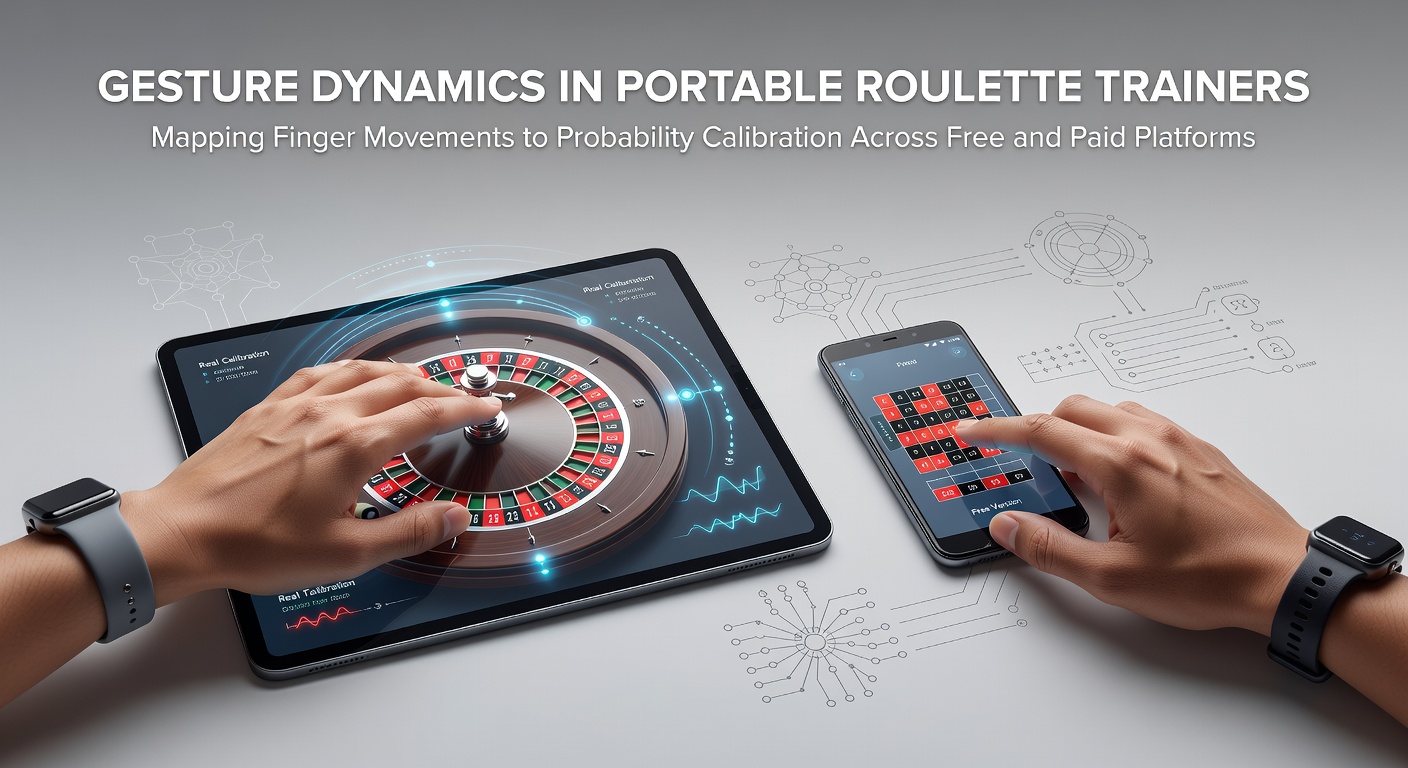 Analyse van vingerbewegingen op touchscreens in roulette trainers met visuele mapping van swipe patronen naar uitkomstverdelingen