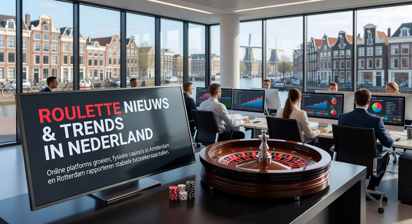 Live casino studio in Eindhoven met roulette- en blackjacktafels tijdens uitzending
