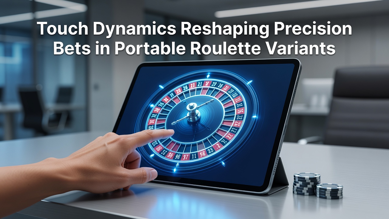 Touchscreen interface van een mobiele roulette app met precisie-inzetopties