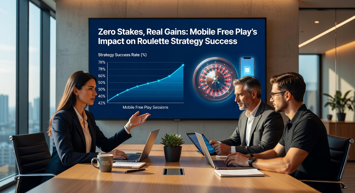 Grafiek met statistieken over strategie-succespercentages na gratis mobiele oefening versus directe live speel, met stijgende lijnen voor winraten